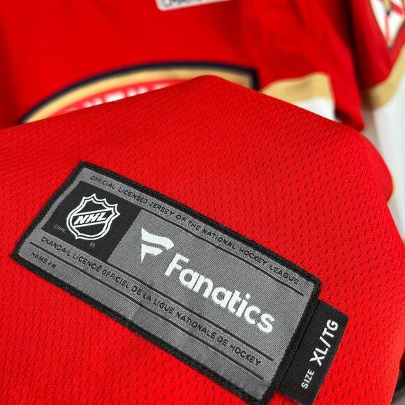 NHL 2024/25 Florida Panthers Barkov #16 Stanley Cup Fanatics Jersey XL NWT - Picture 7 of 12